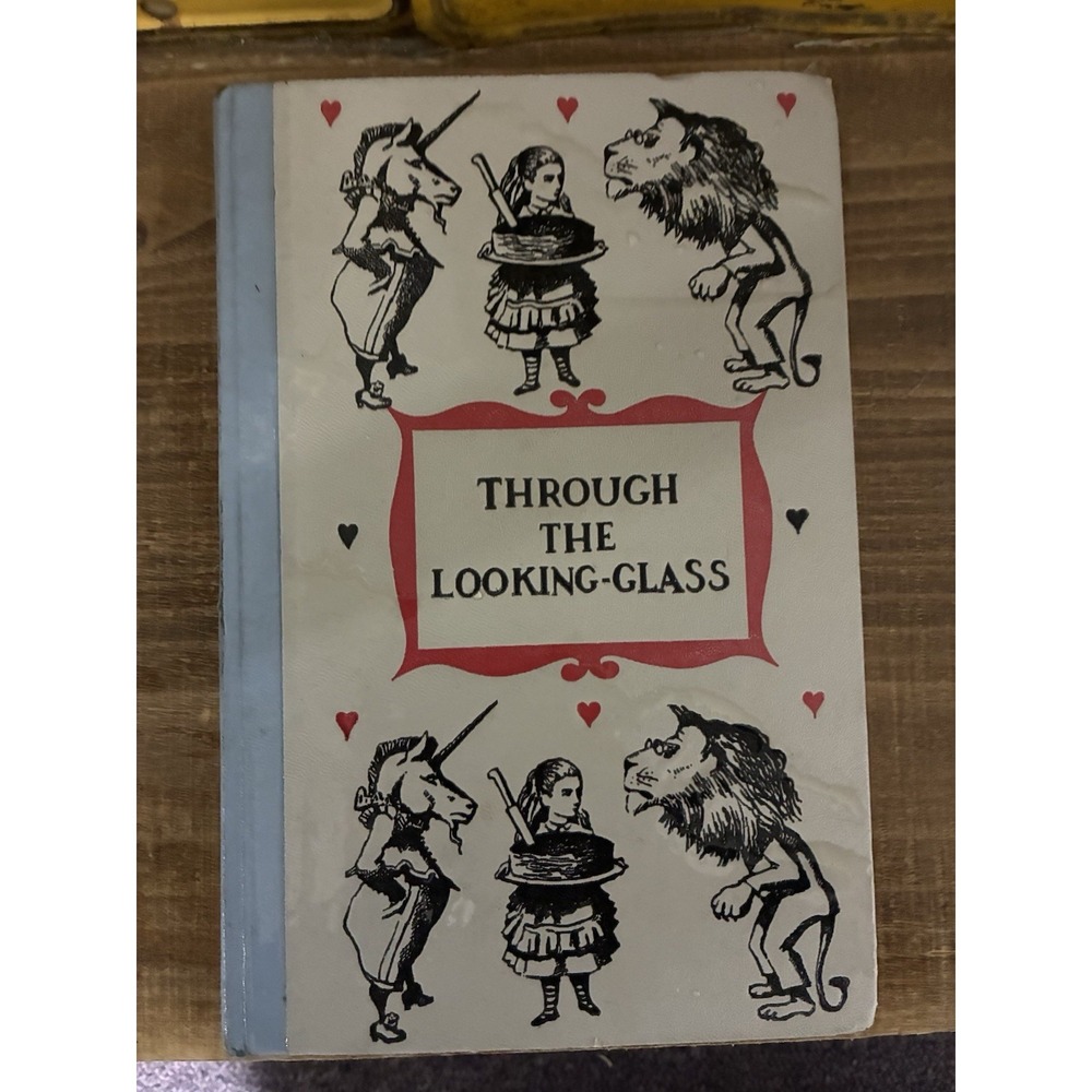 VTG 1956 Through The Looking Glass Junior Deluxe Edition Water Damage